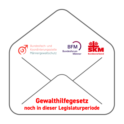 SKM Bundesverband, BFKM und Bundesforum Männer frdern auf, den lange angekündigten Referent*innen-Entwurf des Gewalthilfegesetzes jetzt zu veröffentlichen, und das Gewalthilfegesetz noch in dieser Legislatur zu verabschieden.